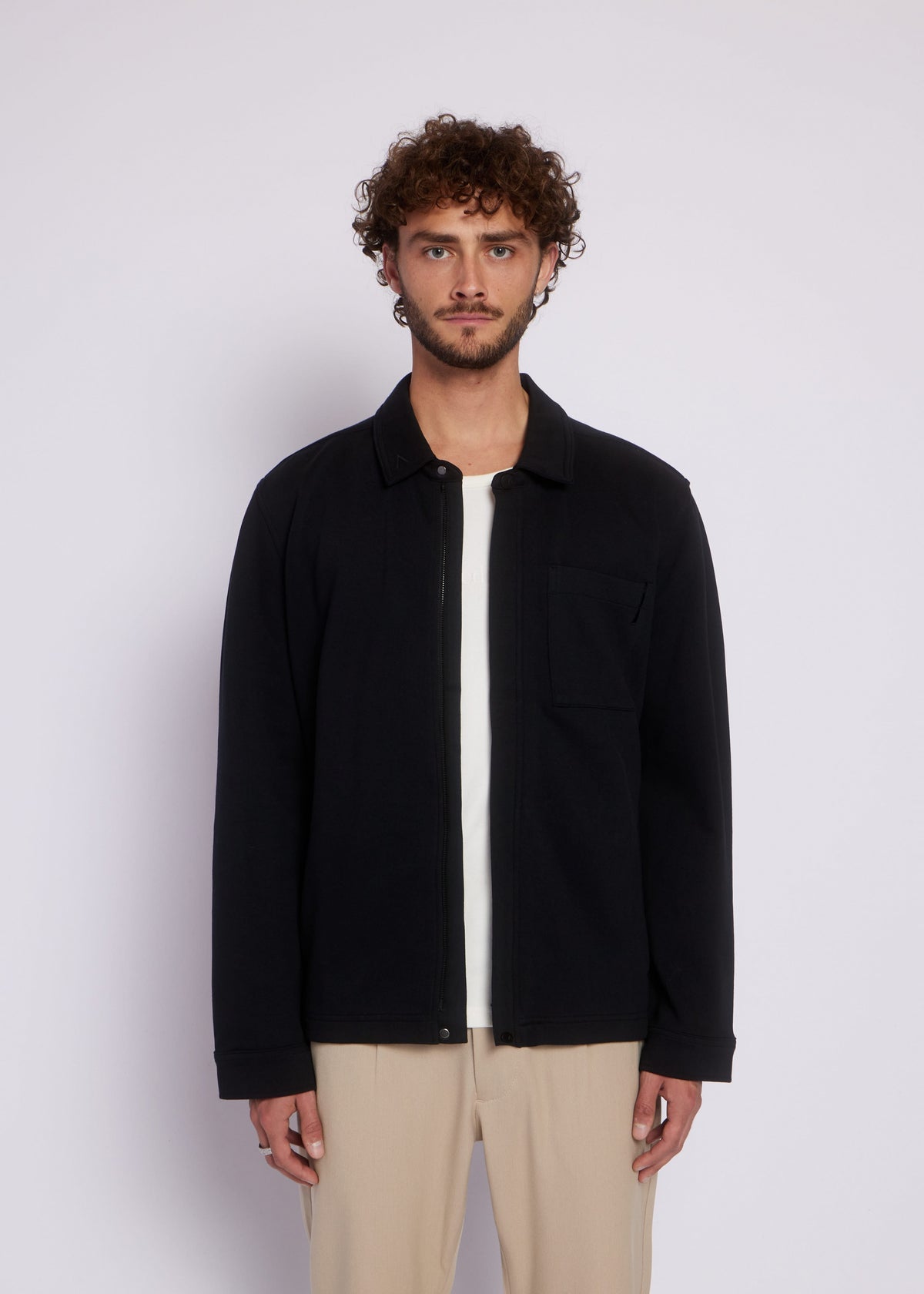 Aeden Kara Overshirt / Vest Zwart.