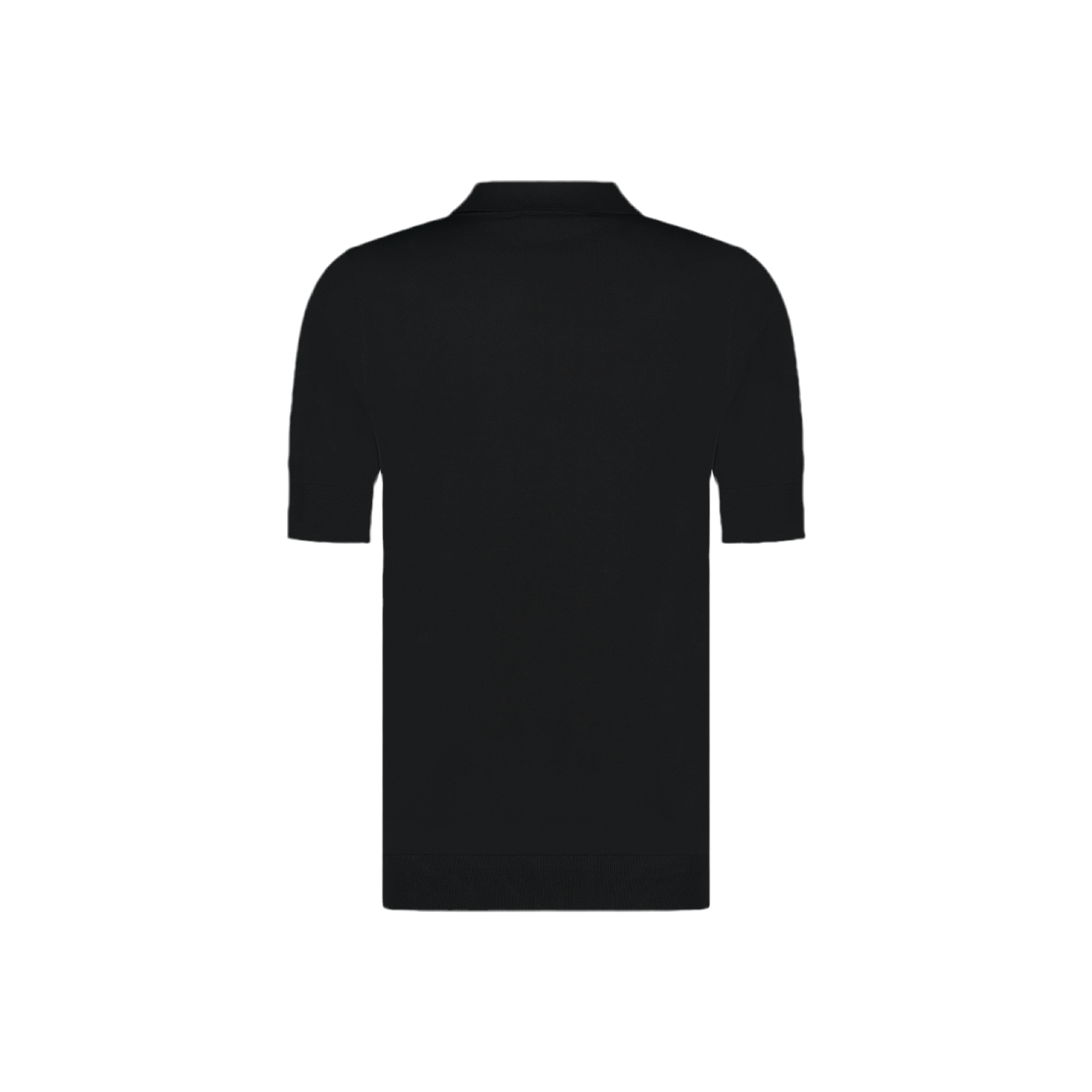 Aeden Nicko Knit Polo Zwart.