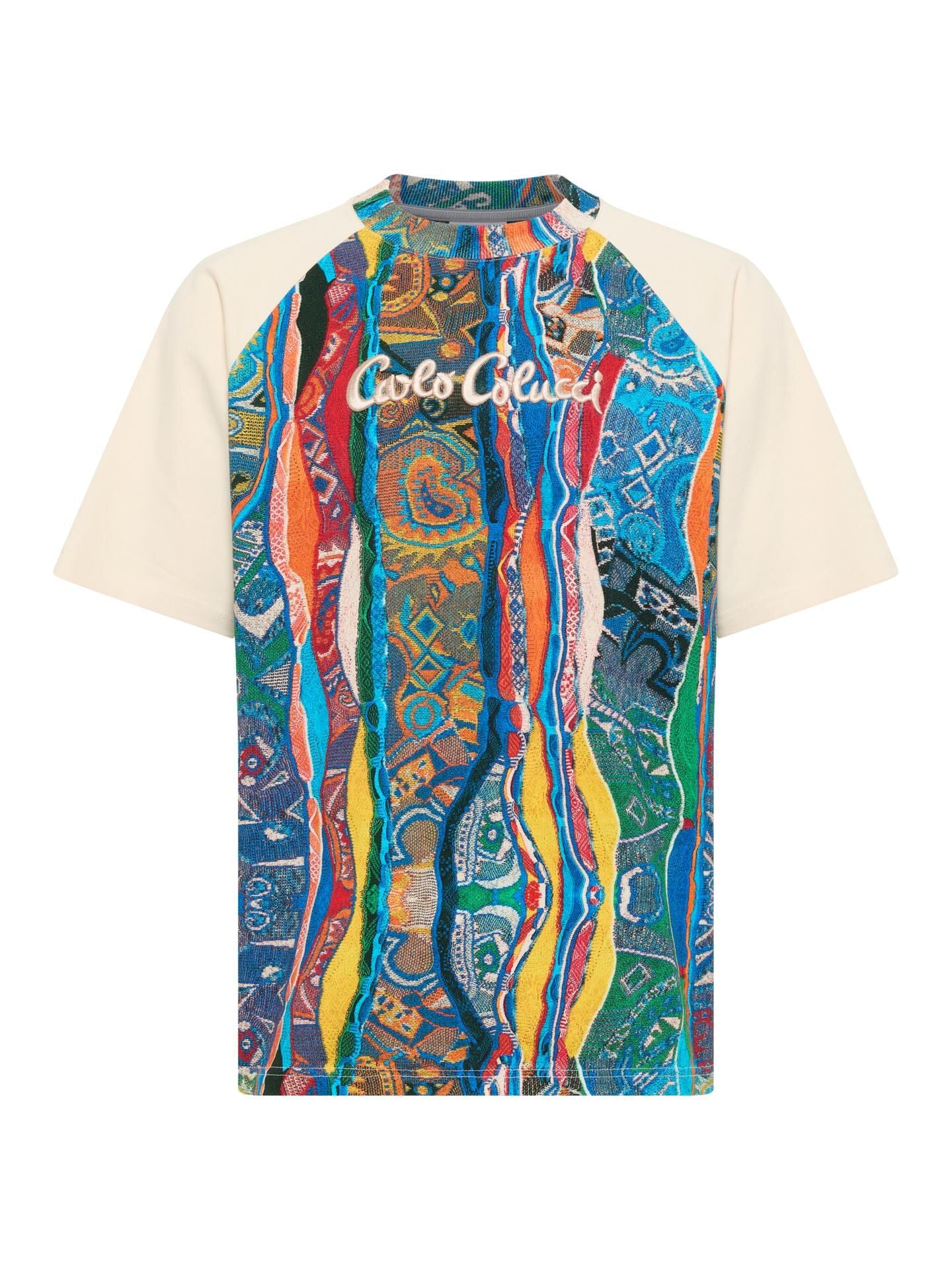 CARLO COLUCCI RETRO-VIBES T-SHIRT KLEURRIJK