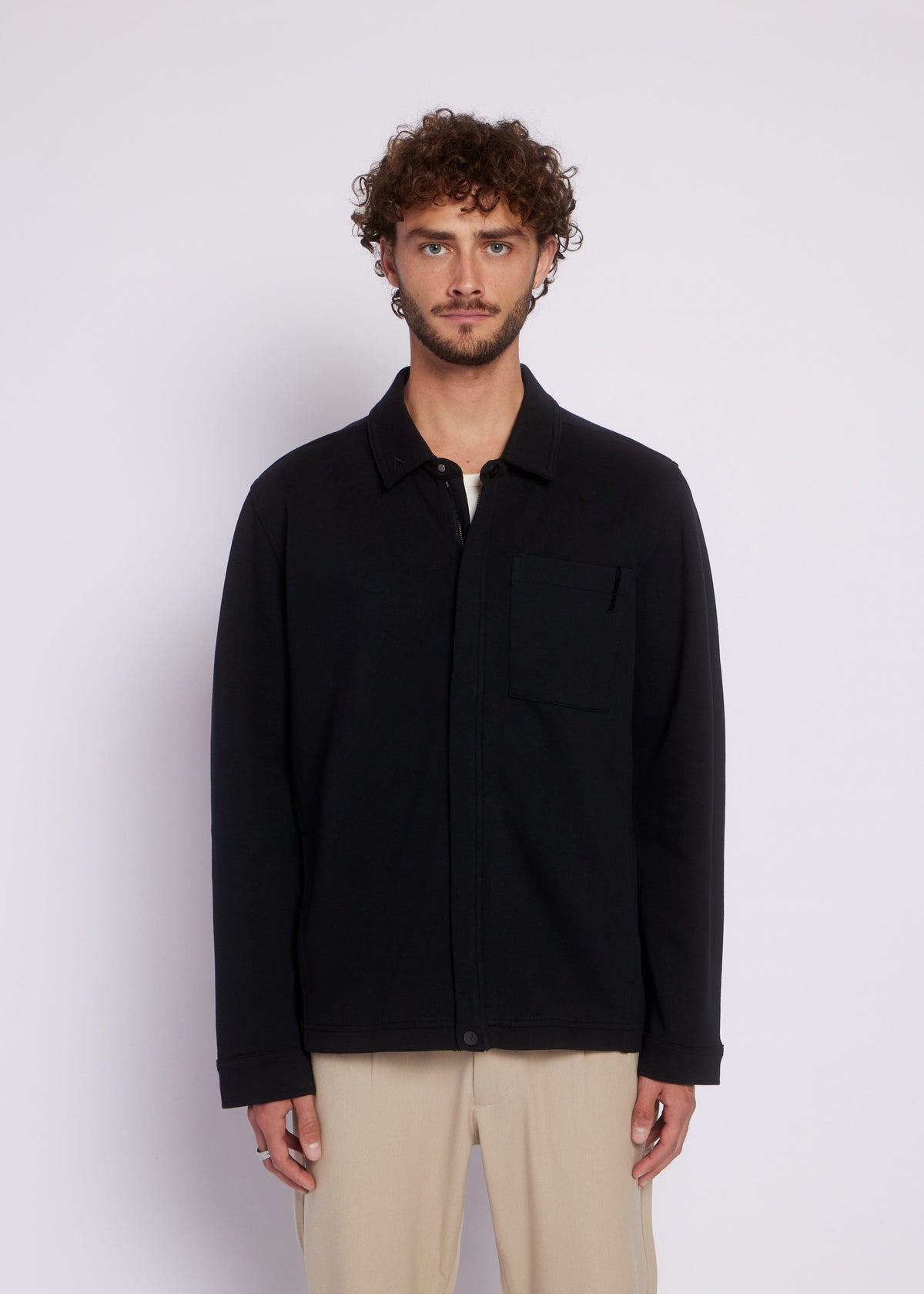 Aeden Kara Overshirt / Vest Zwart.