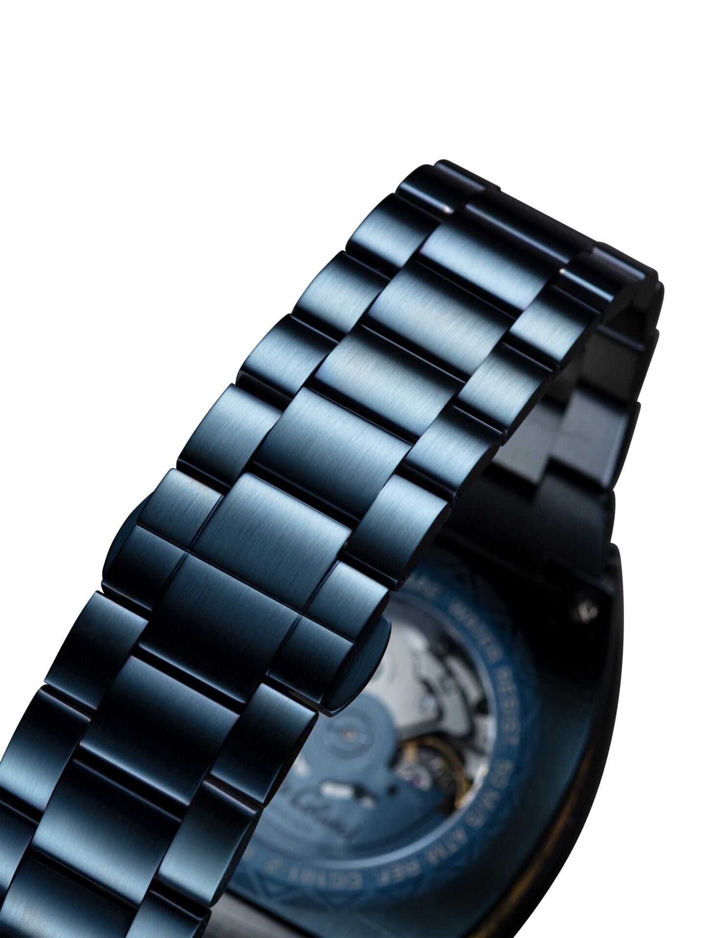 Carlo Colucci ROESTVRIJSTALEN HORLOGE MET VOUWSLUITING