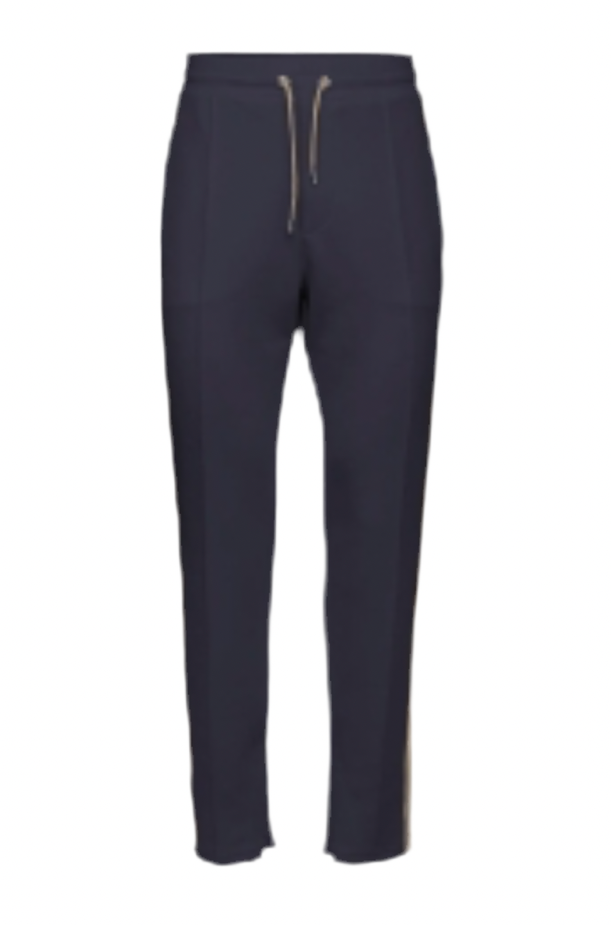 Lorenzoni Luxe Alledaags Gekleede Joggingspak Blauw