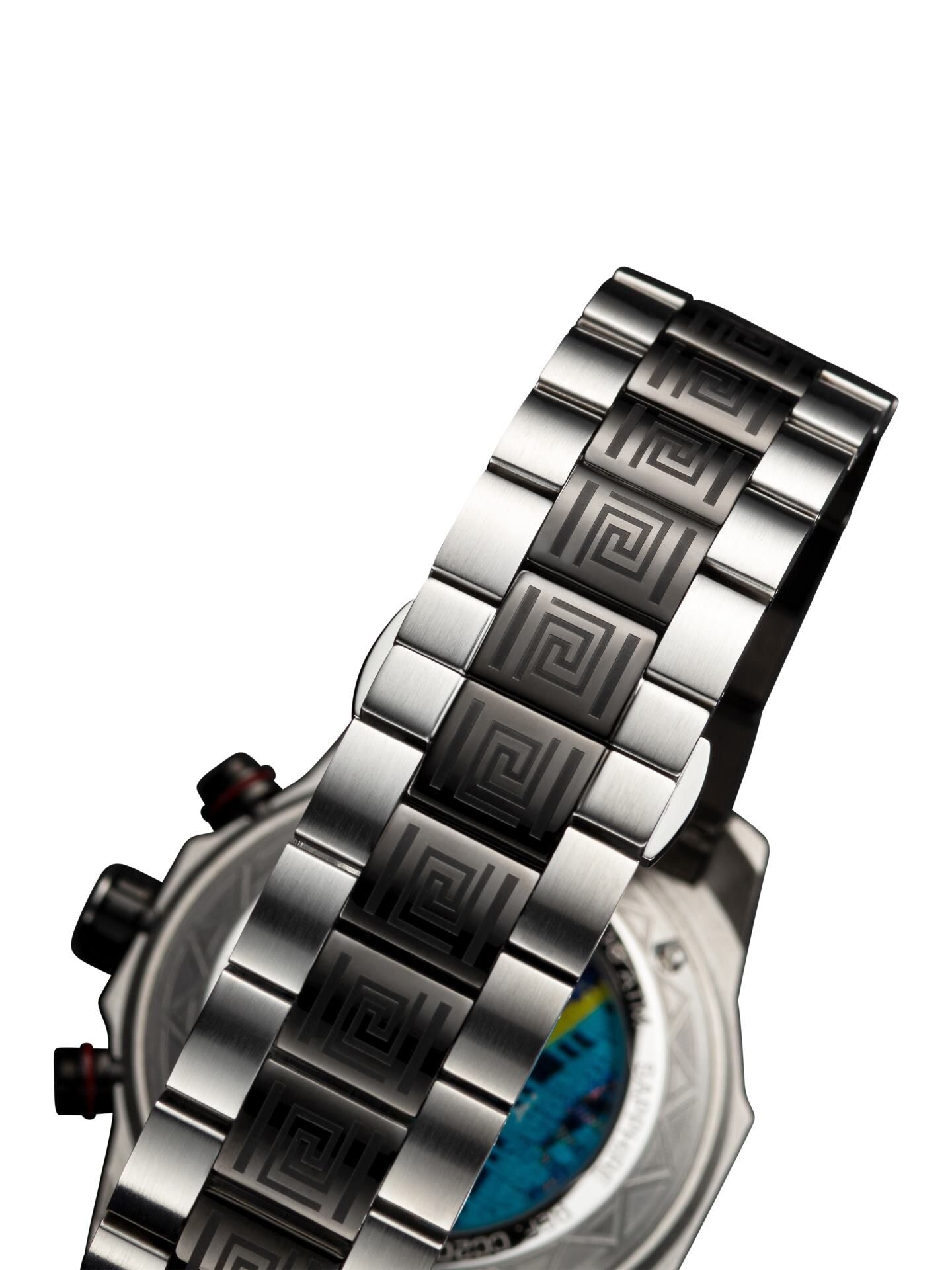 Carlo Colucci Roestvrije Horloge Zwart/ Zilver