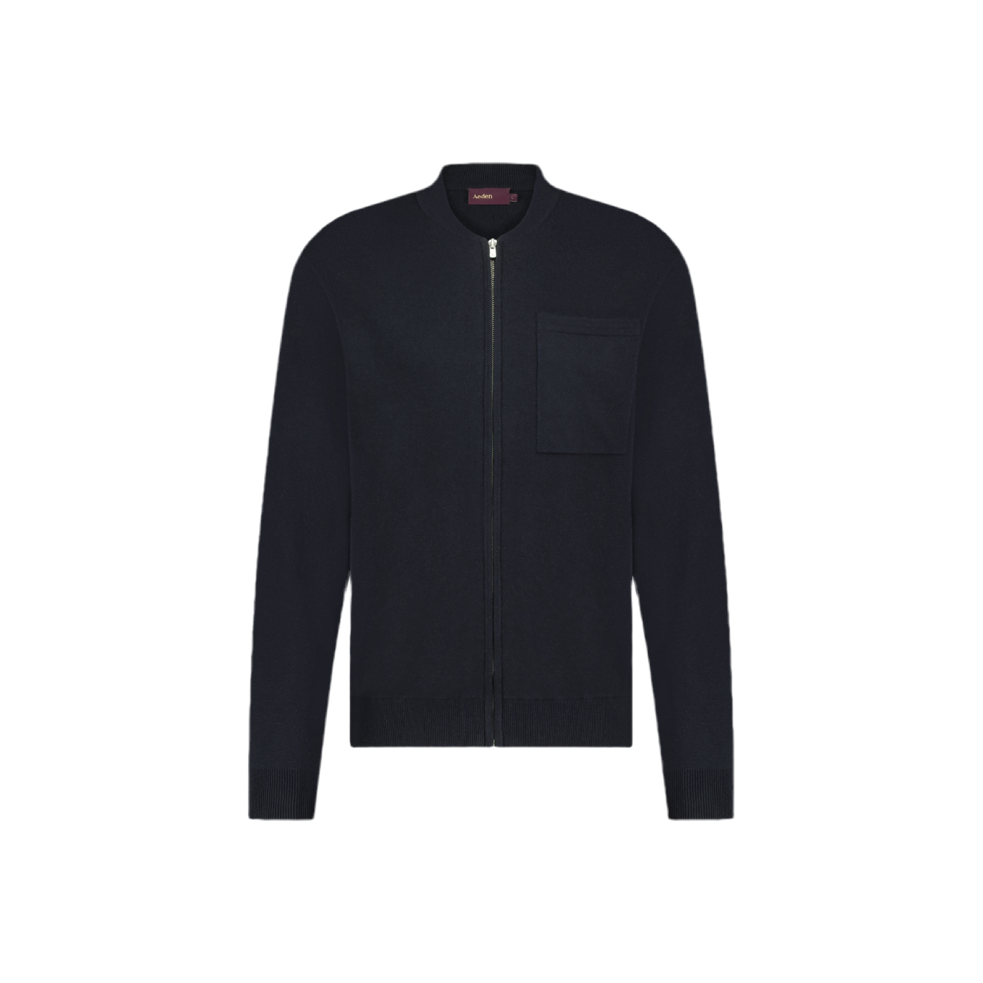 Aeden Zev Oversized vest met rits Donker Blauw