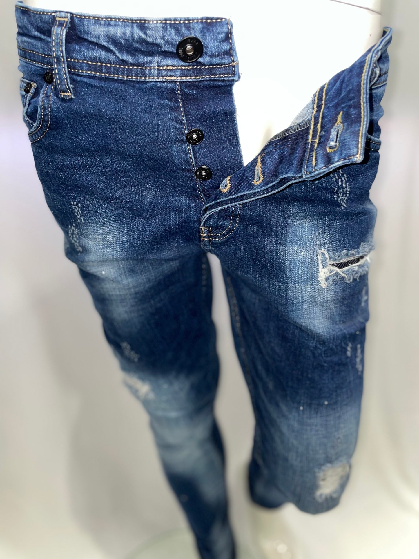 Daniël Paul Slim Fit jeans met stretch.
