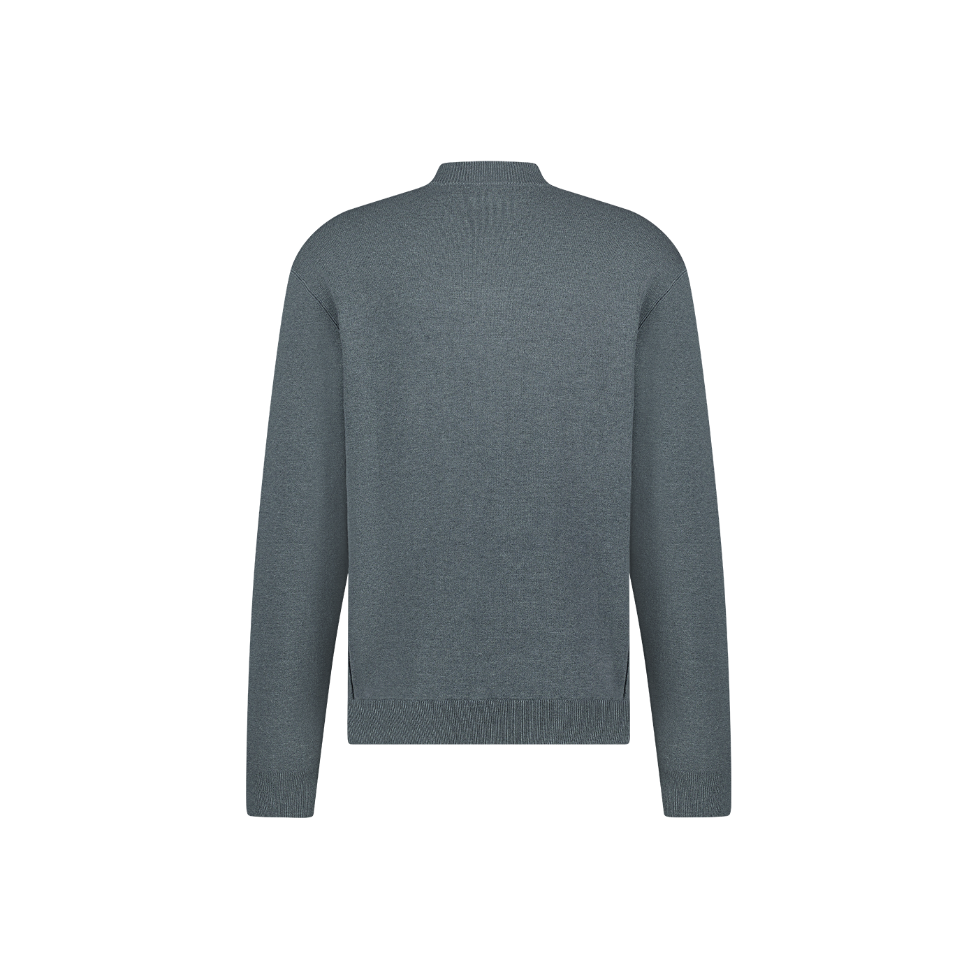 Aeden Oversized Vest met rits Grijs/Blauw