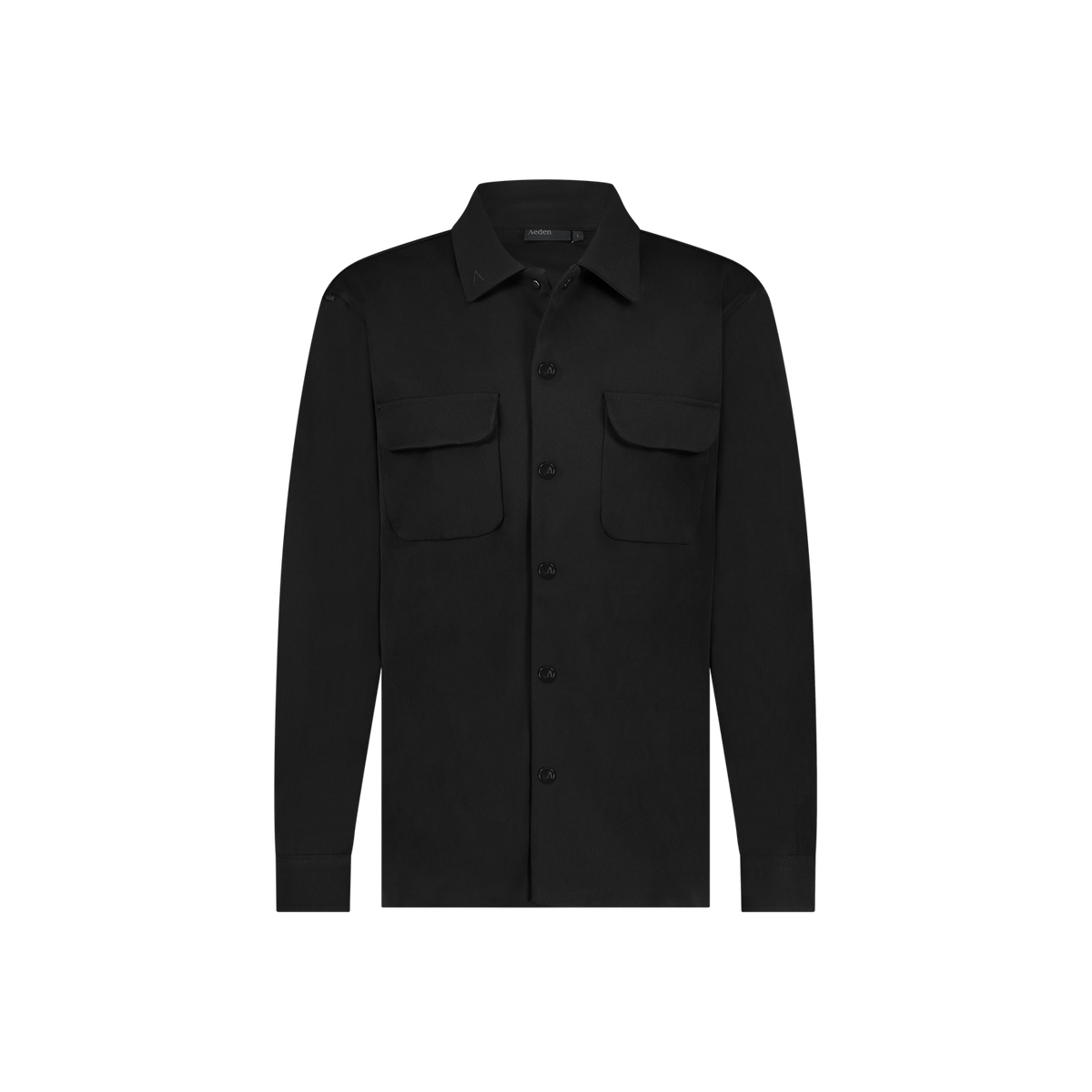 Aeden Alban Overshirt Nacht Blauw.