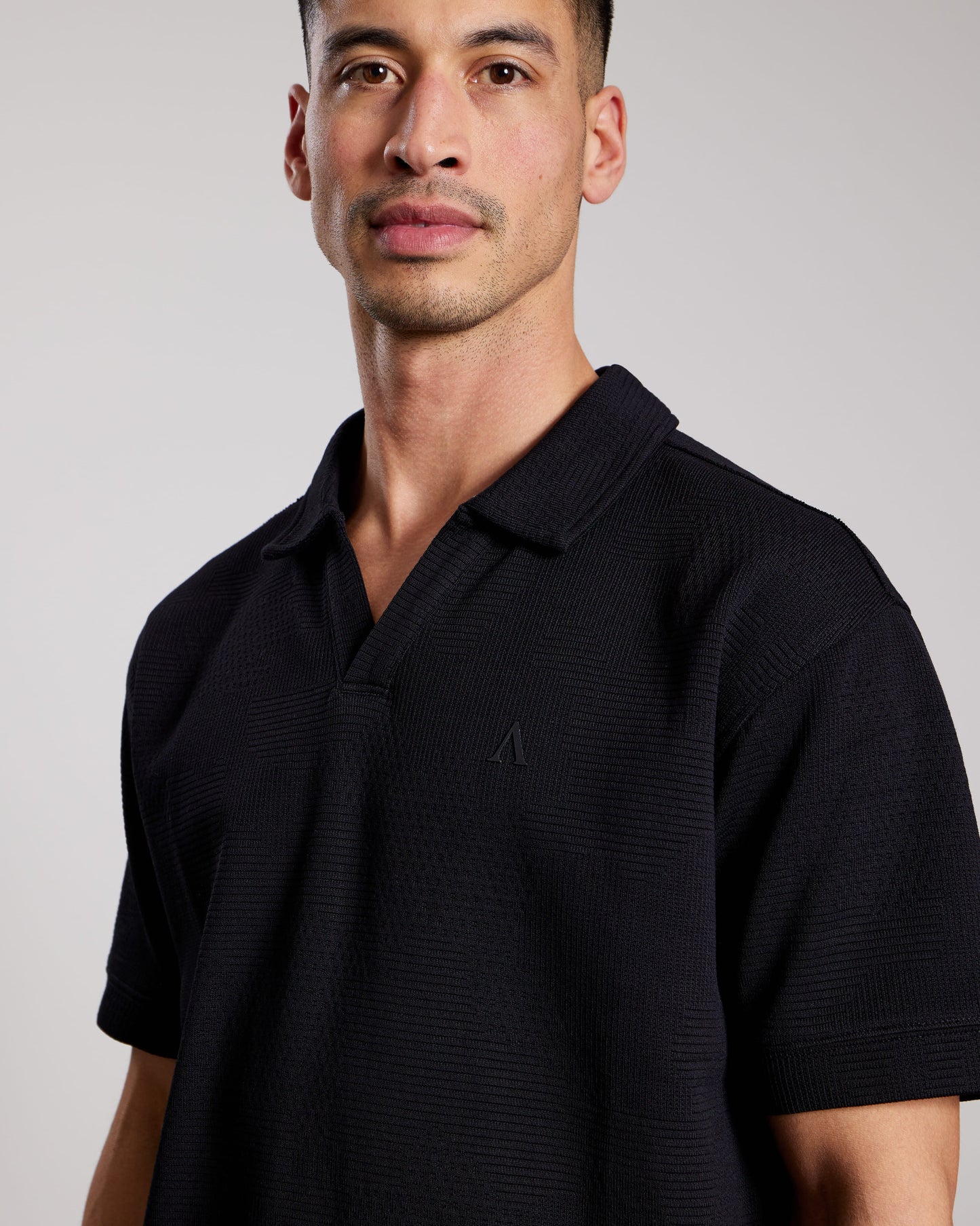 AMIRO POLO | ZWART