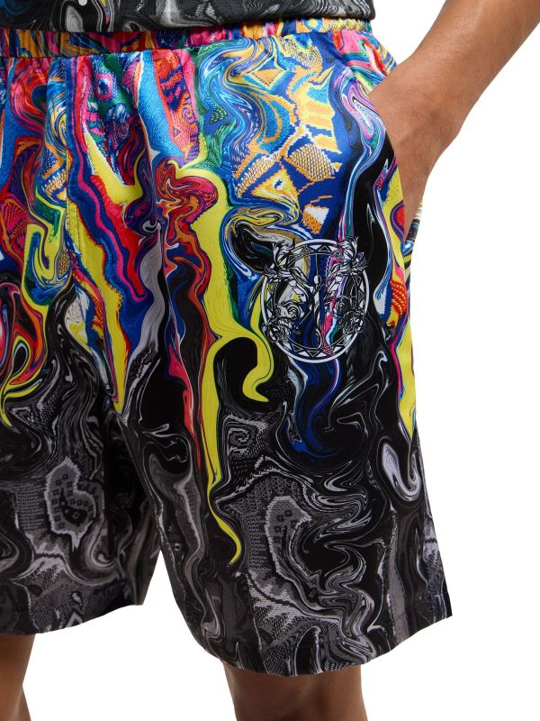 Carlo Colucci korte broek fusion - Rood Maat-M