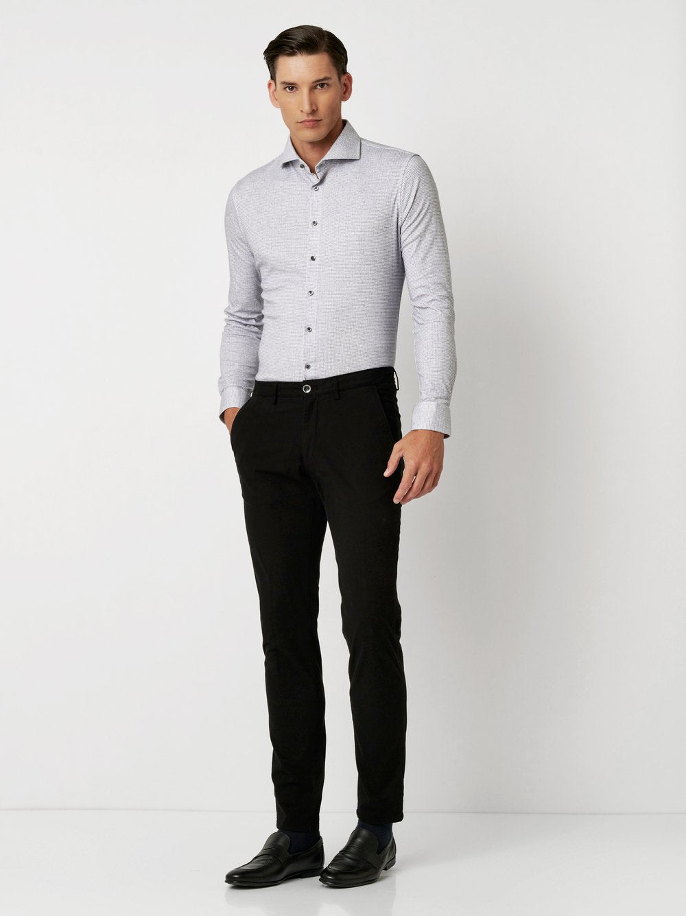 Desoto luxury overhemd Grijs