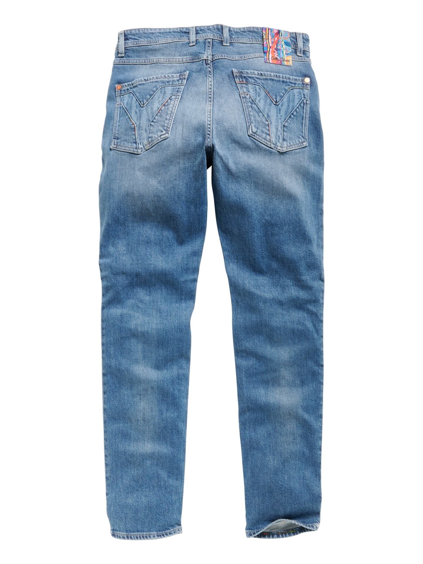 CARLO COLUCCI Premium Jeans Slim Fit Blauw.