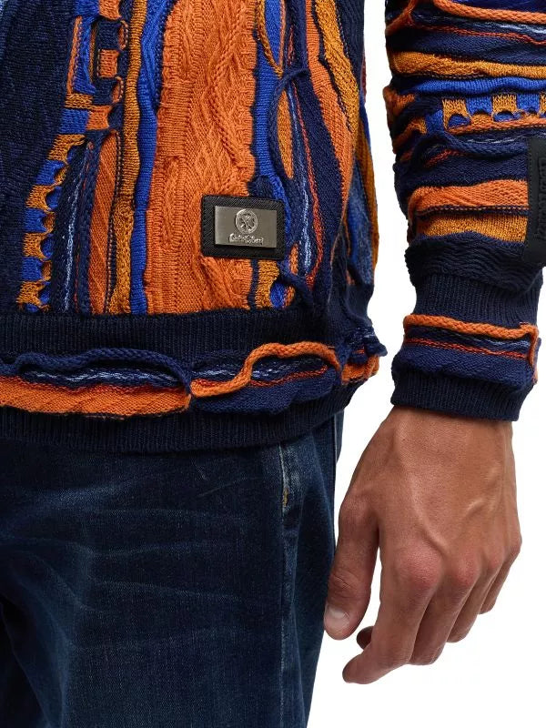 Carlo Colucci trui Blauw Oranje