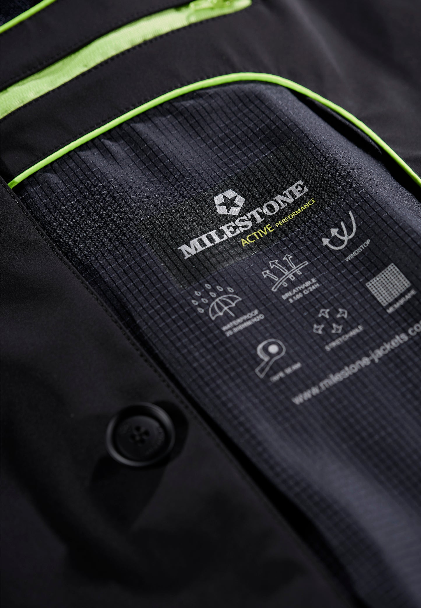 Milestone Morgen Tussenjas Zwart.