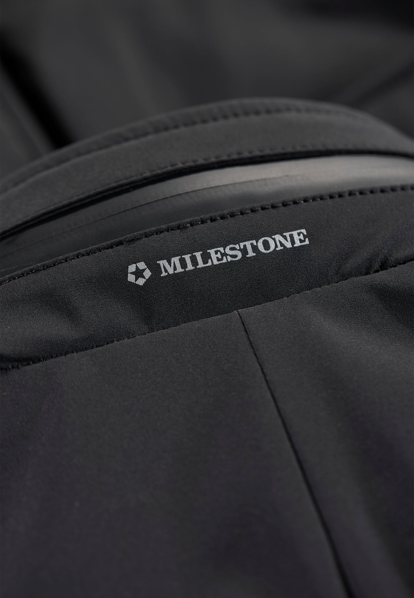 Milestone Preston Jas met ritssluiting Zwart Maat-XXL.