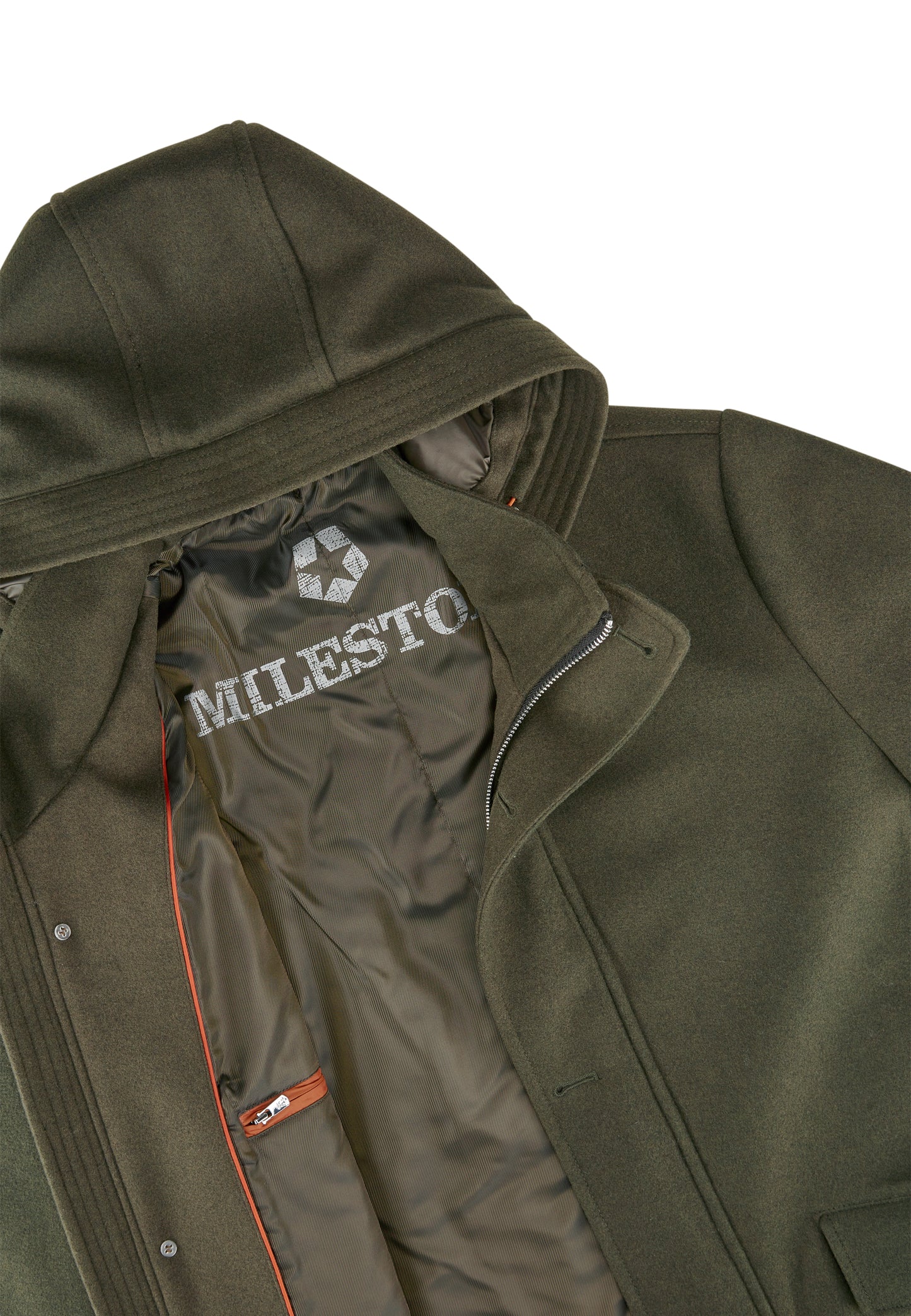 Milestone Ashton jas donker groen