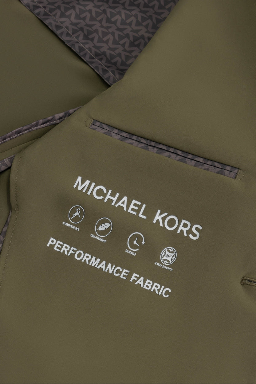 Michael Kors Blazer slim fit Olijf Groen