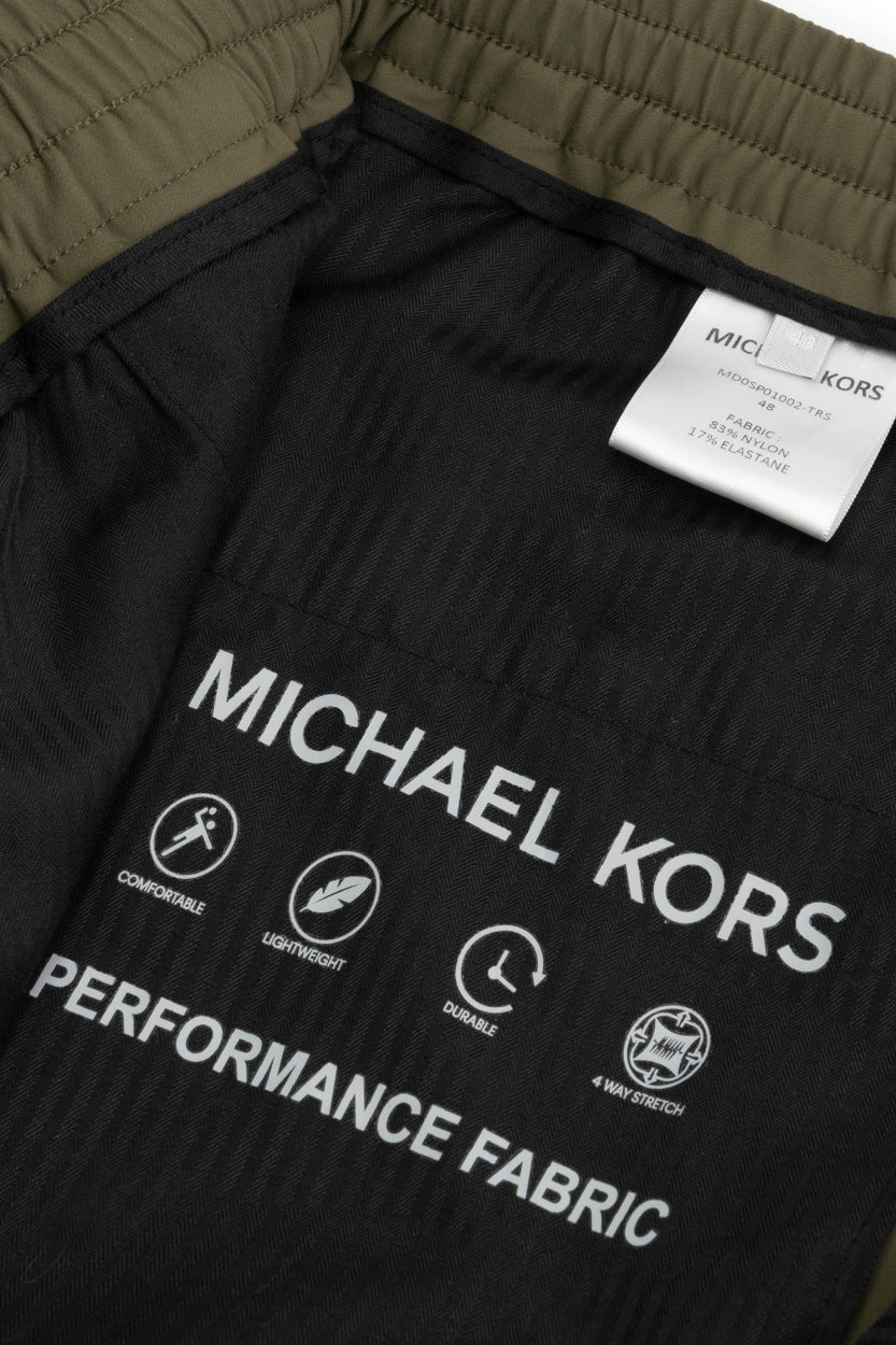 Michael Kors broek slim fit Olijf Groen