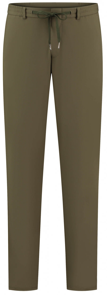 Michael Kors broek slim fit Olijf Groen