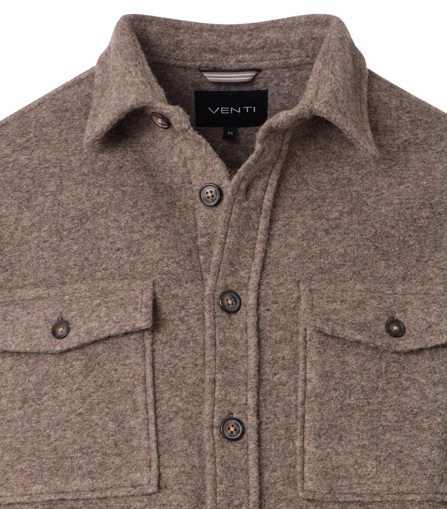 Venti jacket met knoopsluiting Beige