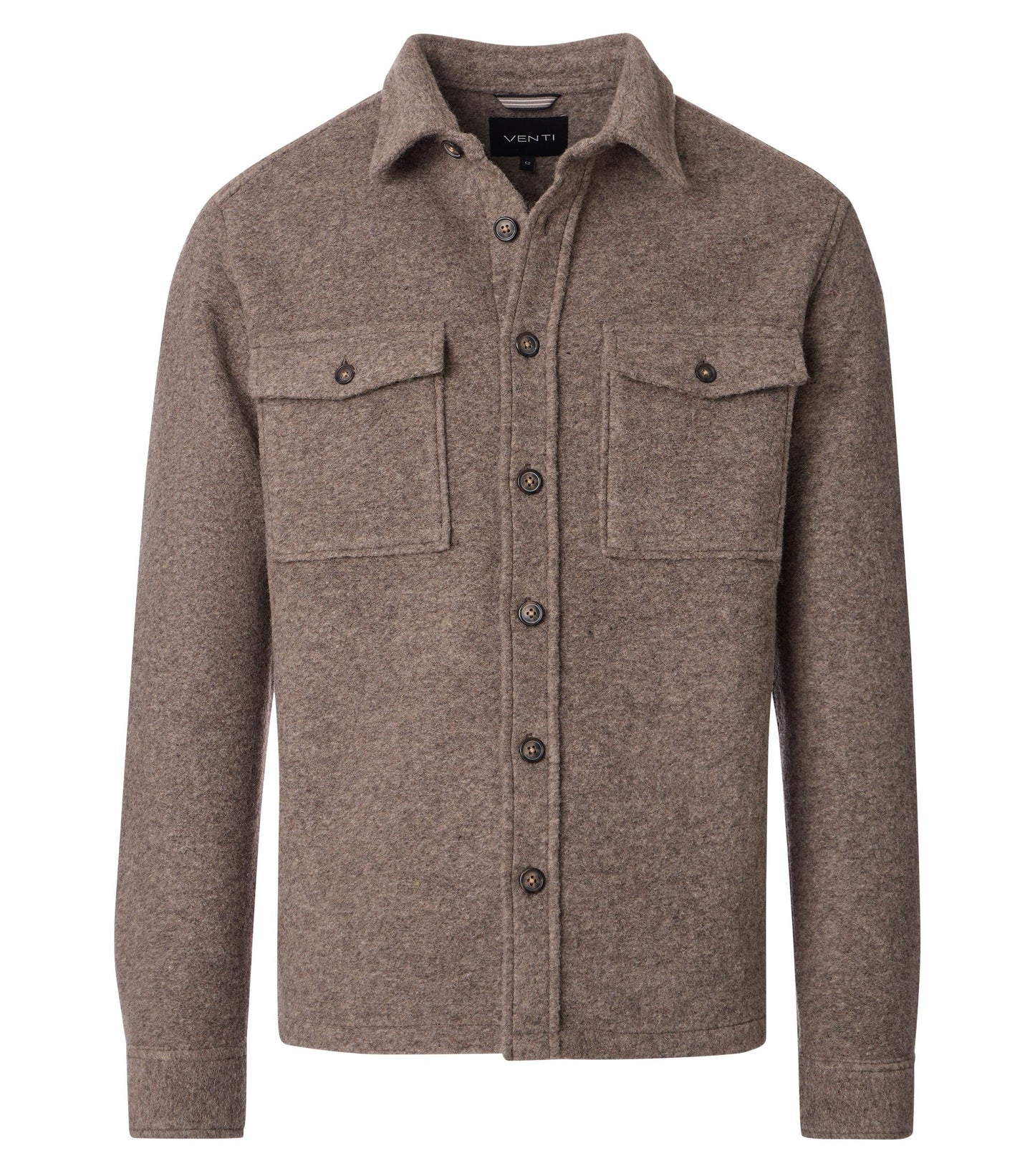 Venti jacket met knoopsluiting Beige