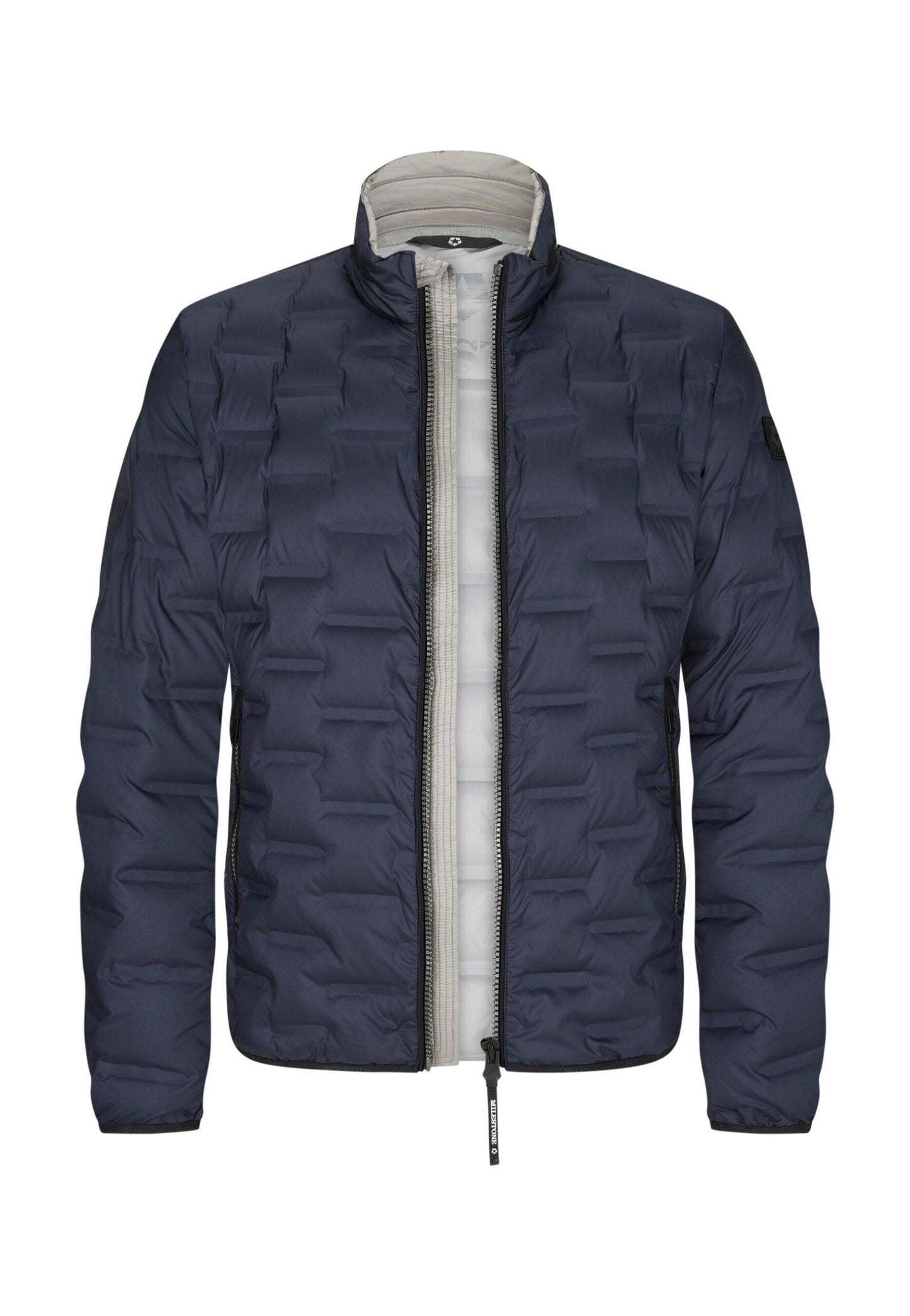 Milestone Salino Dun Gewatteerd Donsjack Blauw