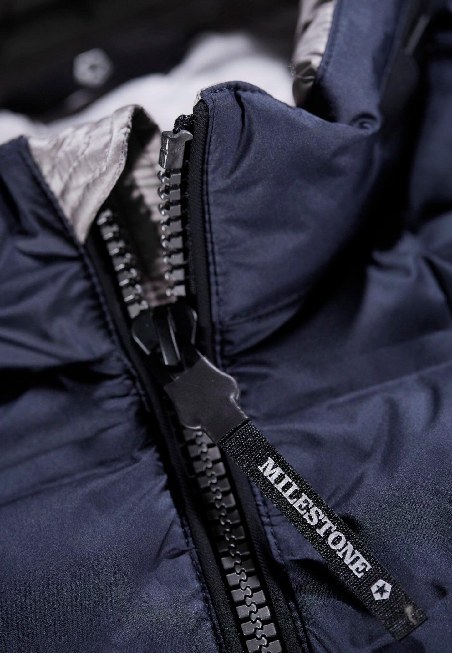 Milestone Salino Dun Gewatteerd Donsjack Blauw