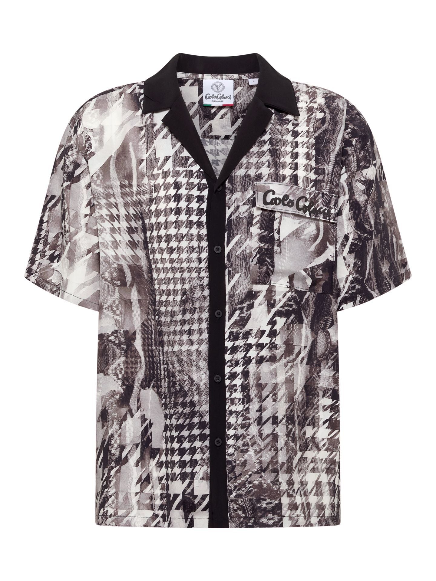 OVERSIZED SHIRT - DE GEBREIDE LEGENDE BLACK