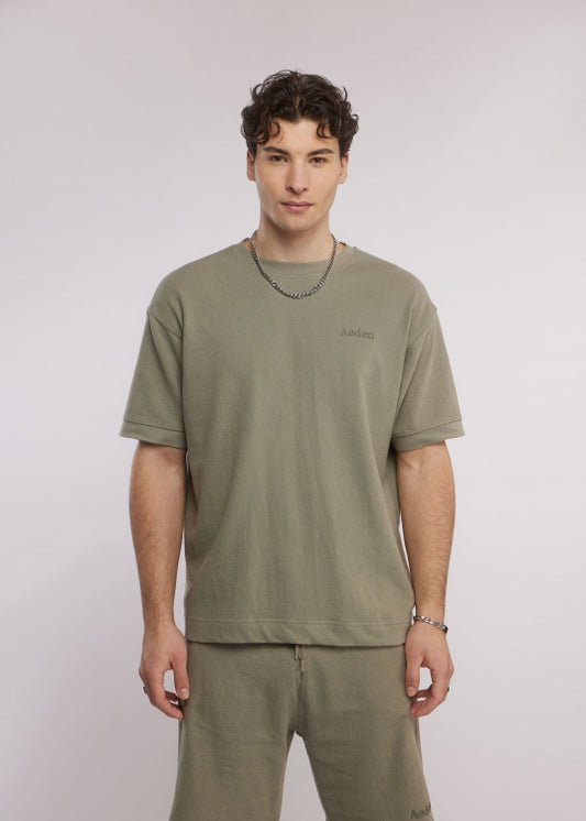 Aeden t-shirt Jordan Tee - Olijfgroen
