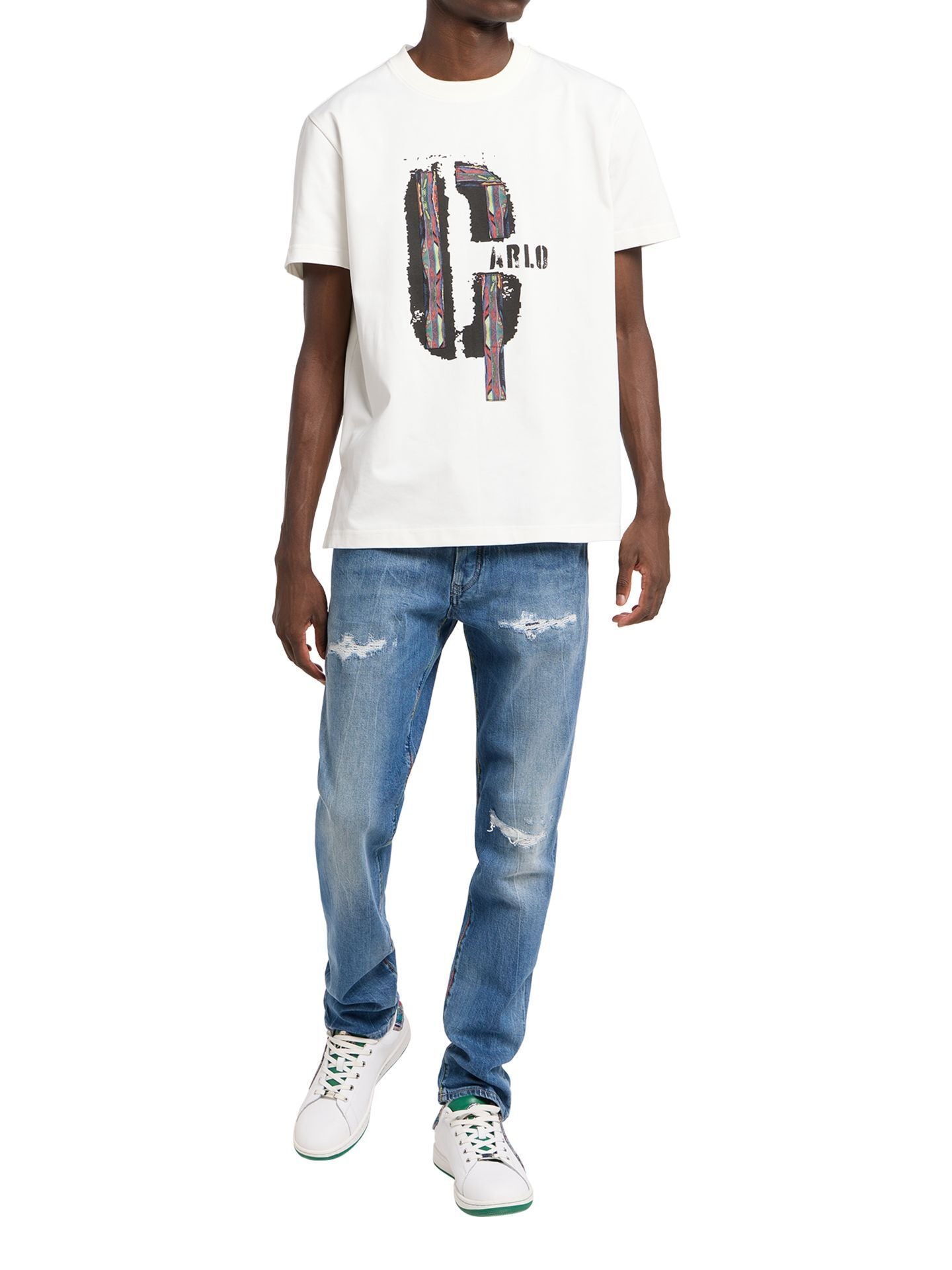 CARLO COLUCCI T-SHIRT WIT