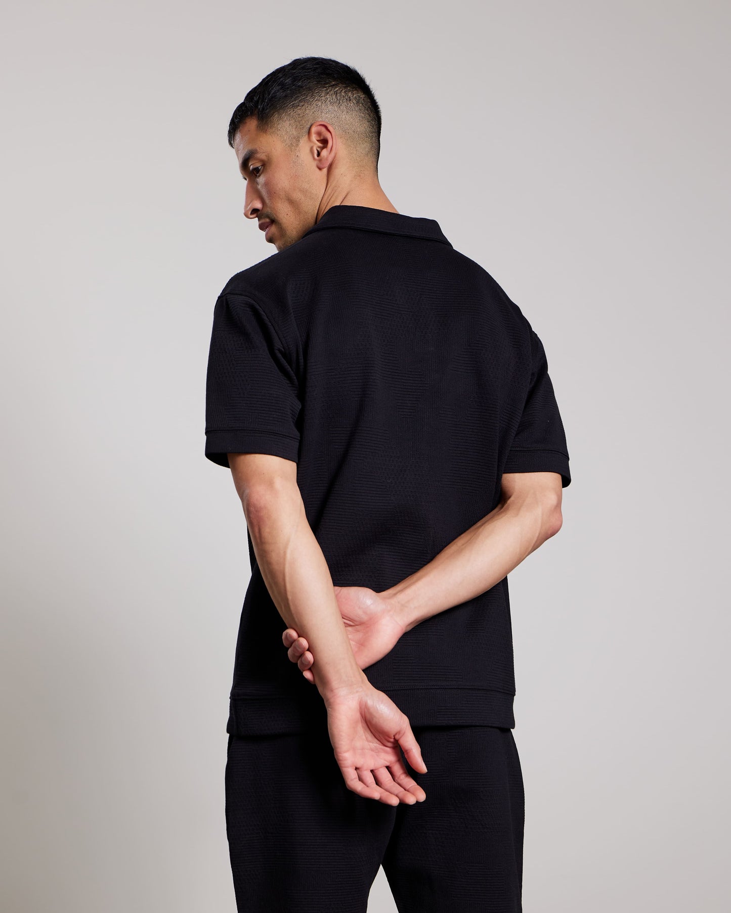AMIRO POLO | ZWART
