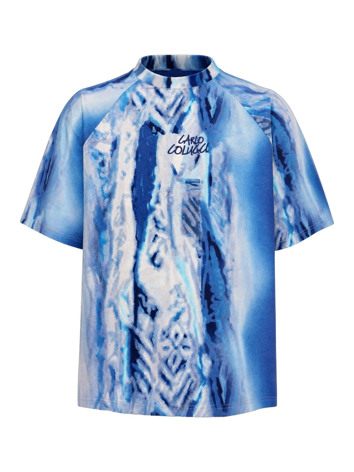 CARLO COLUCCI T-SHIRT BLAUW