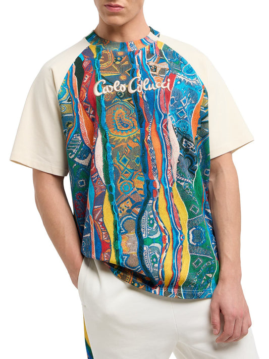CARLO COLUCCI RETRO-VIBES T-SHIRT KLEURRIJK