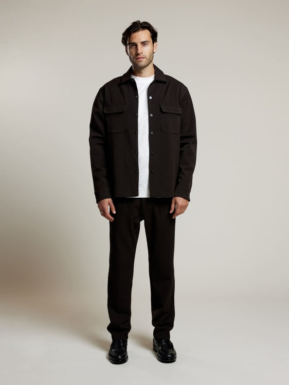AEDEN ALBANO OVERSHIRT BRUIN