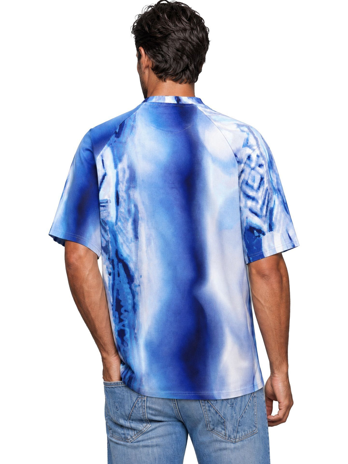 CARLO COLUCCI T-SHIRT BLAUW
