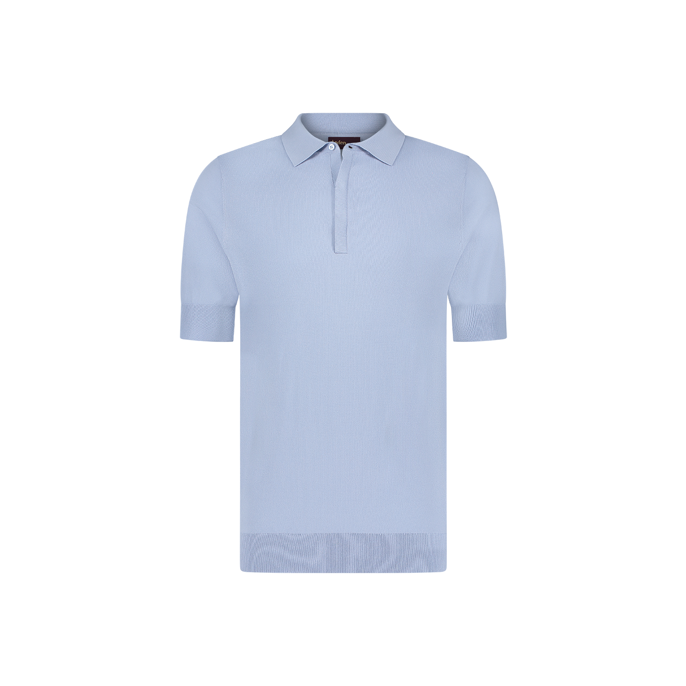 Aeden polo met korte mouw licht blauw