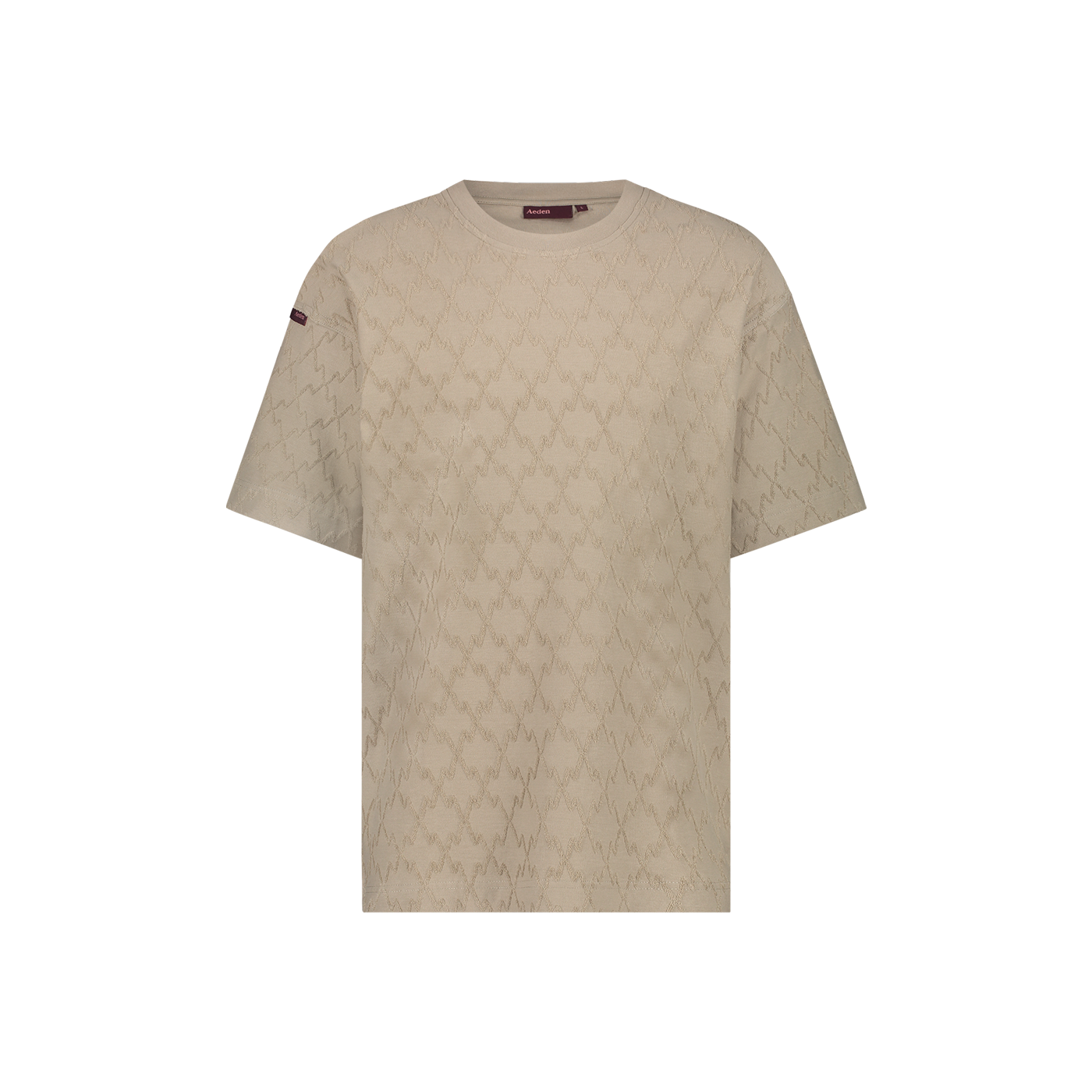 Heren Aeden t-shirt Kimo Taupe
