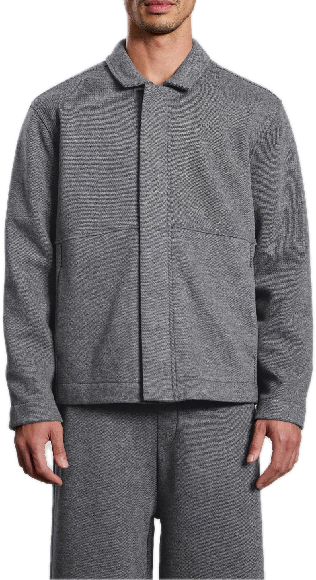 AEDEN Elon Jacket Dark Grey Melange (Overvest)