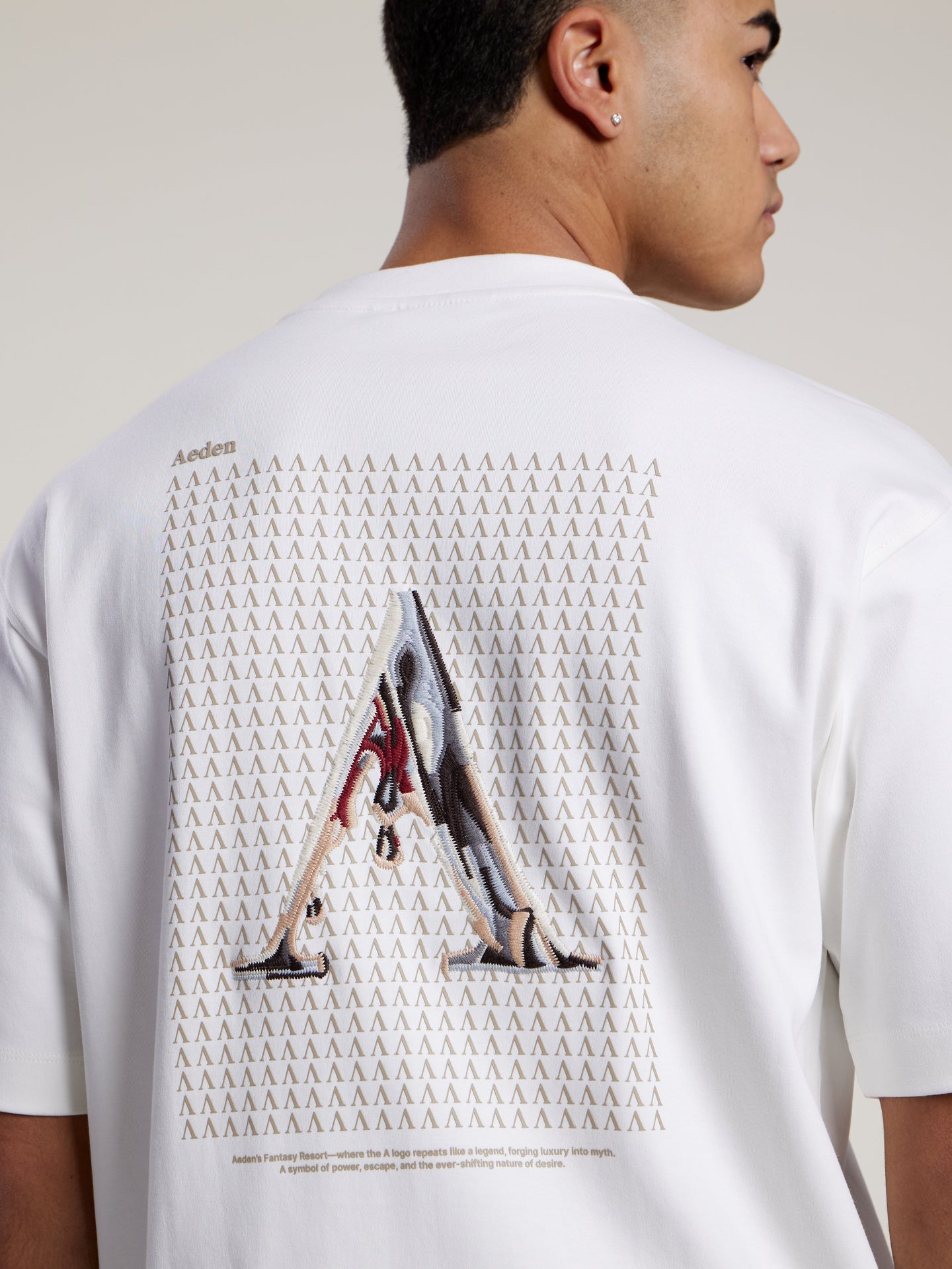 JUKE T-SHIRT | OFF-WHITE MET BACKPRINT