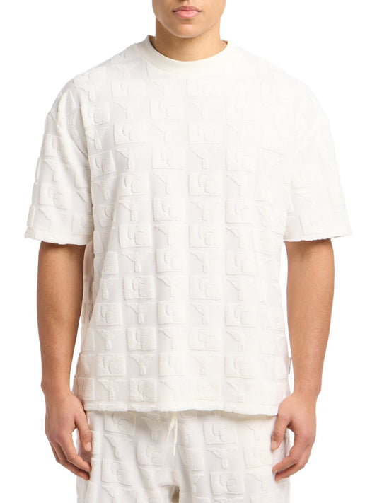 OVERSIZED T-SHIRT BADSTOF OFFWHITE