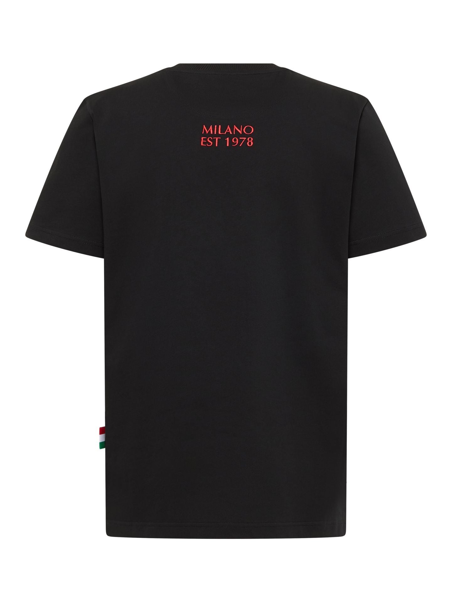 CARLO COLUCCI TAPES T-SHIRT BLACK.