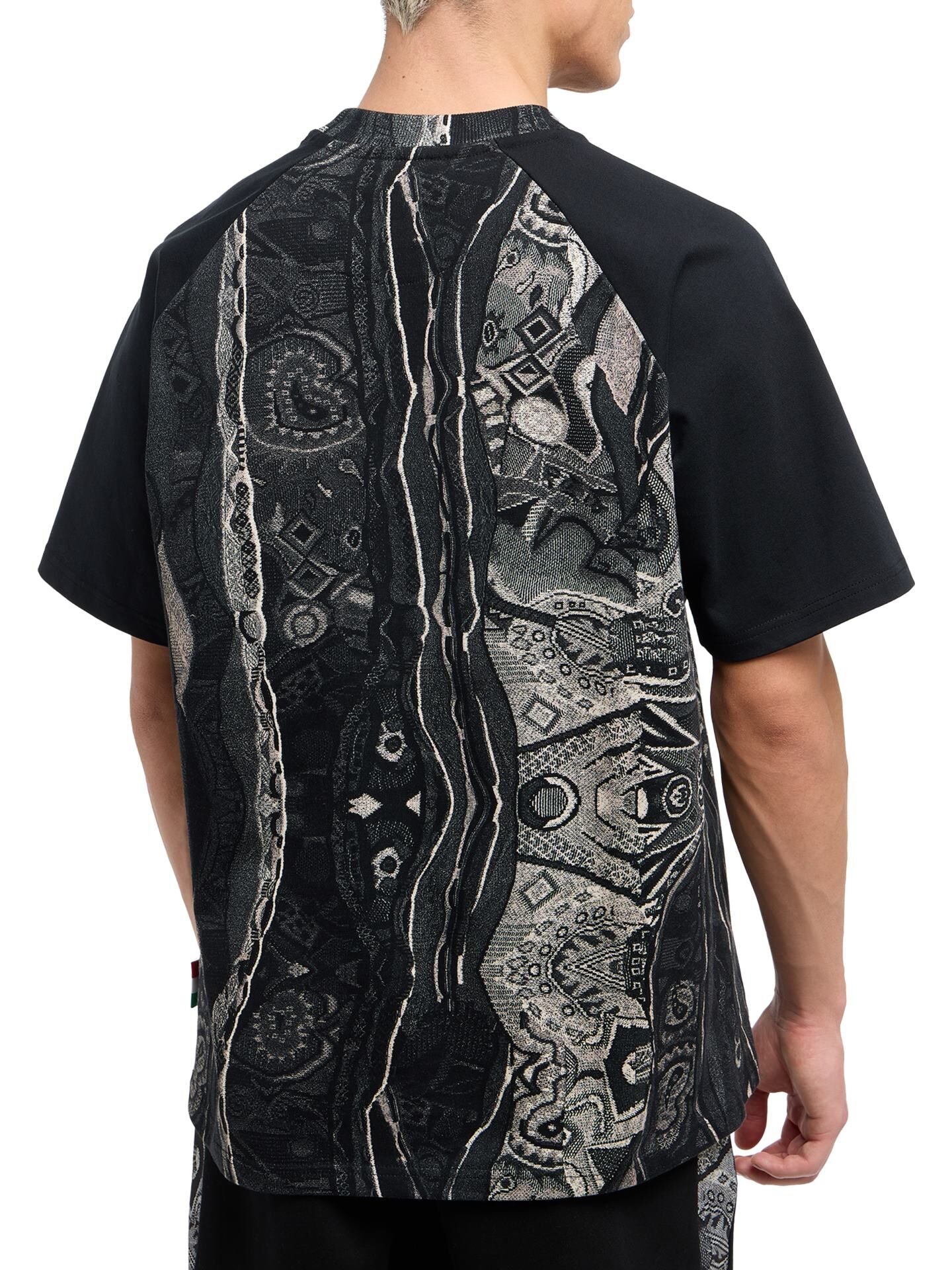 CARLO COLUCCI RETRO-VIBES T-SHIRT ZWART