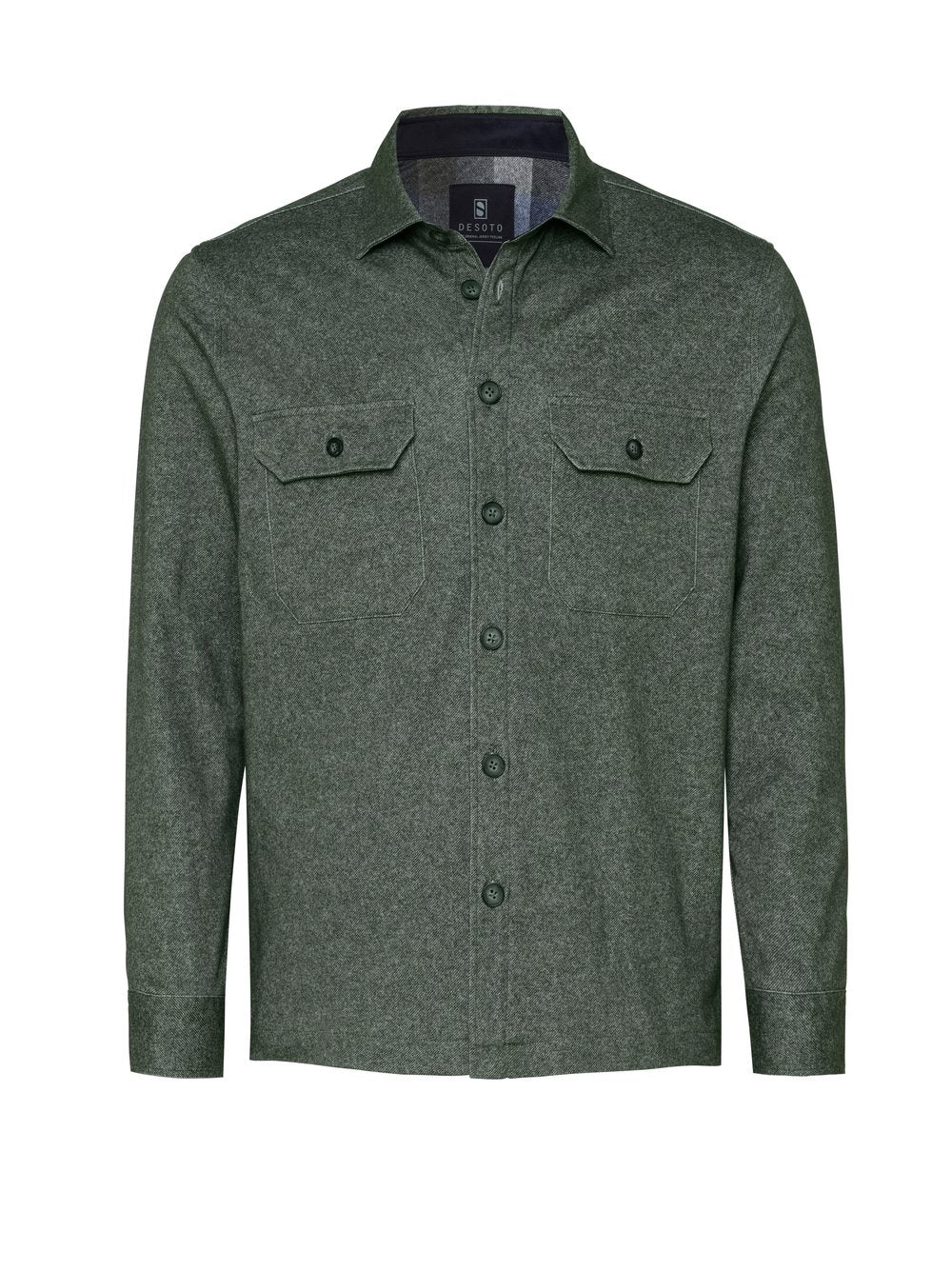 Desoto casual overhemd - Groen