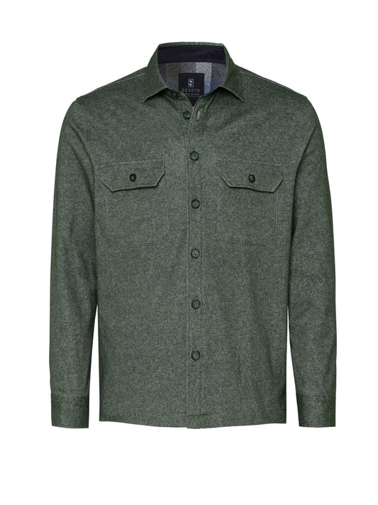 Desoto casual overhemd - Groen
