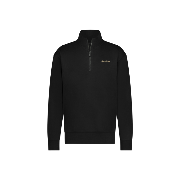 AEDEN ERDO ZIPPER ZACHTE VOERING OVERSIZED ZWART