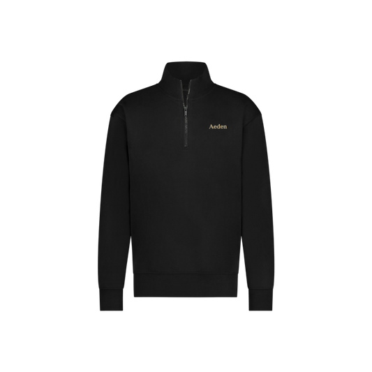 AEDEN ERDO ZIPPER ZACHTE VOERING OVERSIZED ZWART