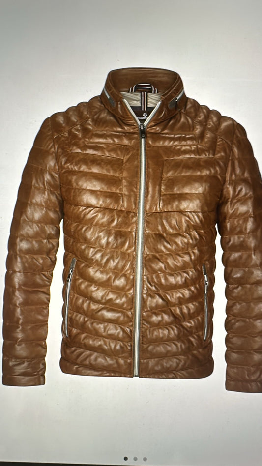 Milestone MSMalik Leren Jack Cognac