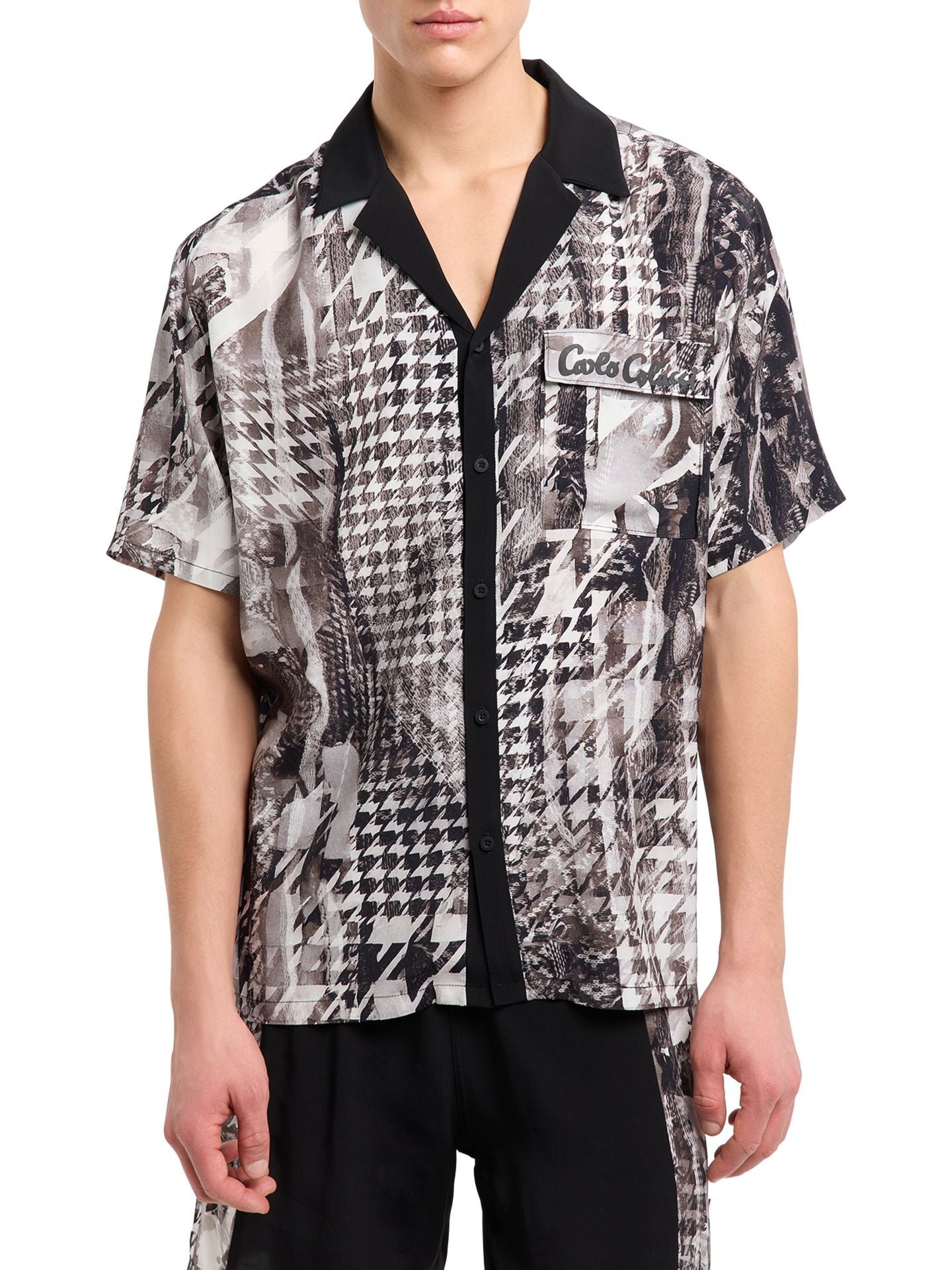 OVERSIZED SHIRT - DE GEBREIDE LEGENDE BLACK