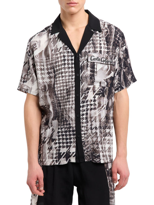 OVERSIZED SHIRT - DE GEBREIDE LEGENDE BLACK