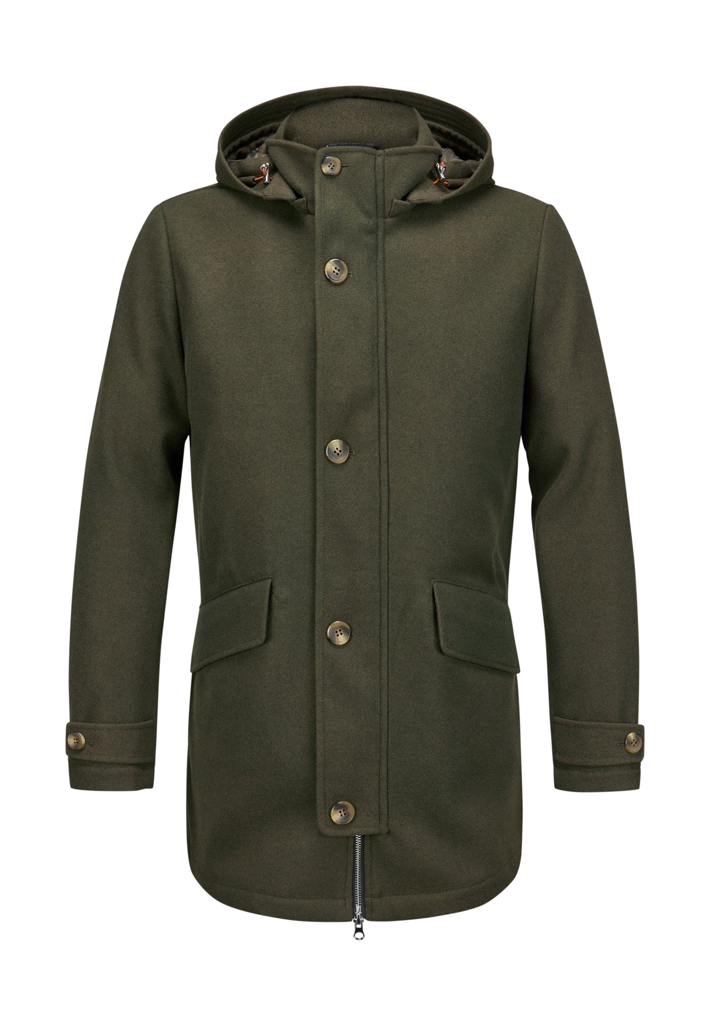 Milestone Ashton jas donker groen