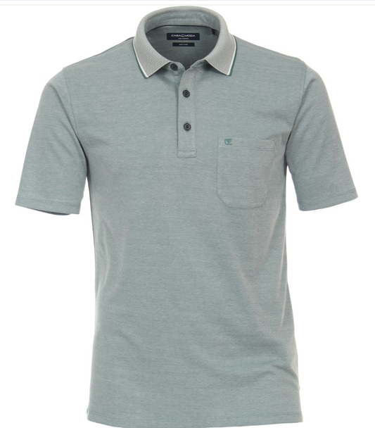 Casa Moda poloshirt Turkoois kleur